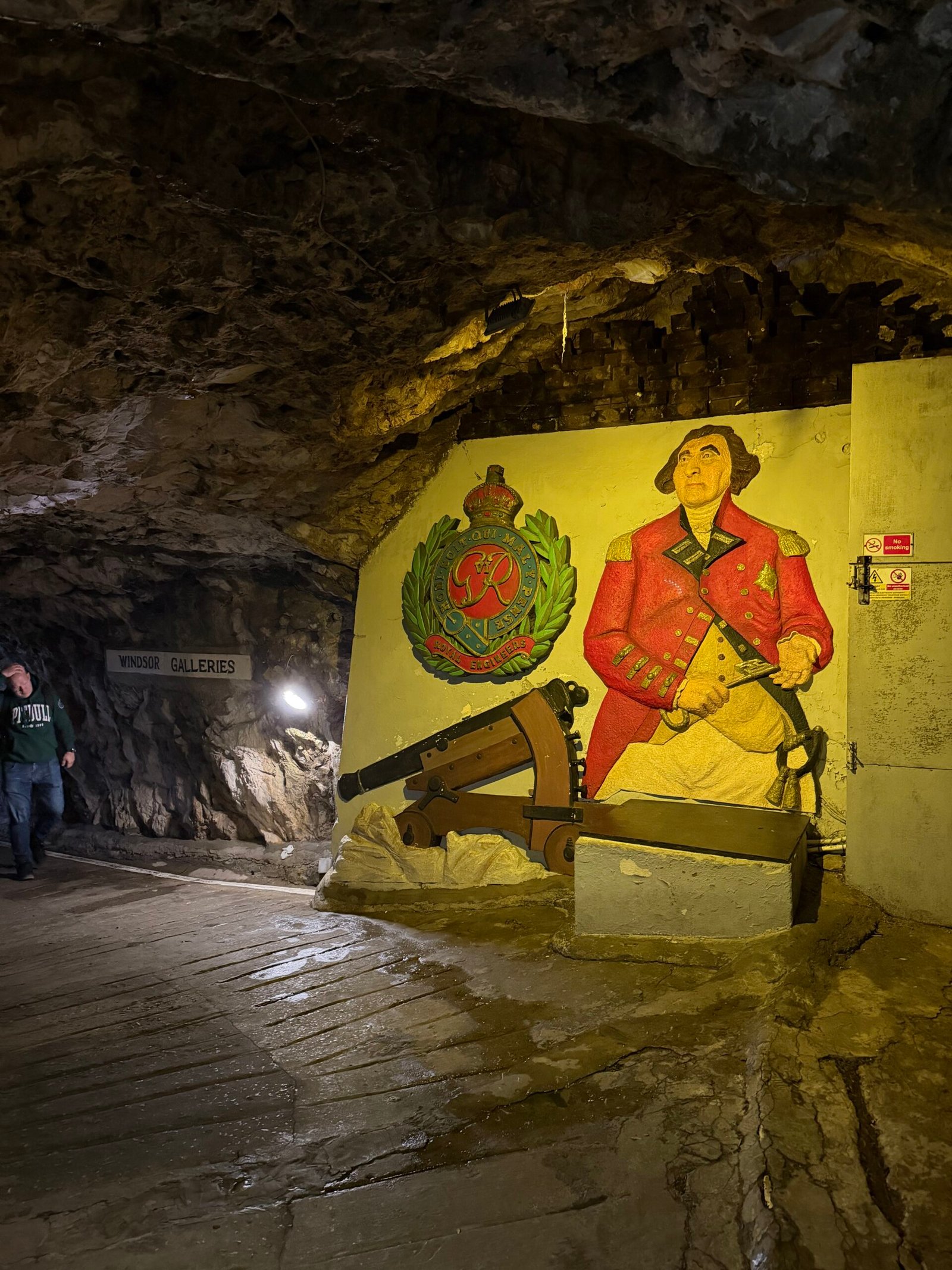 Great Siege Tunnels Gibraltar interior