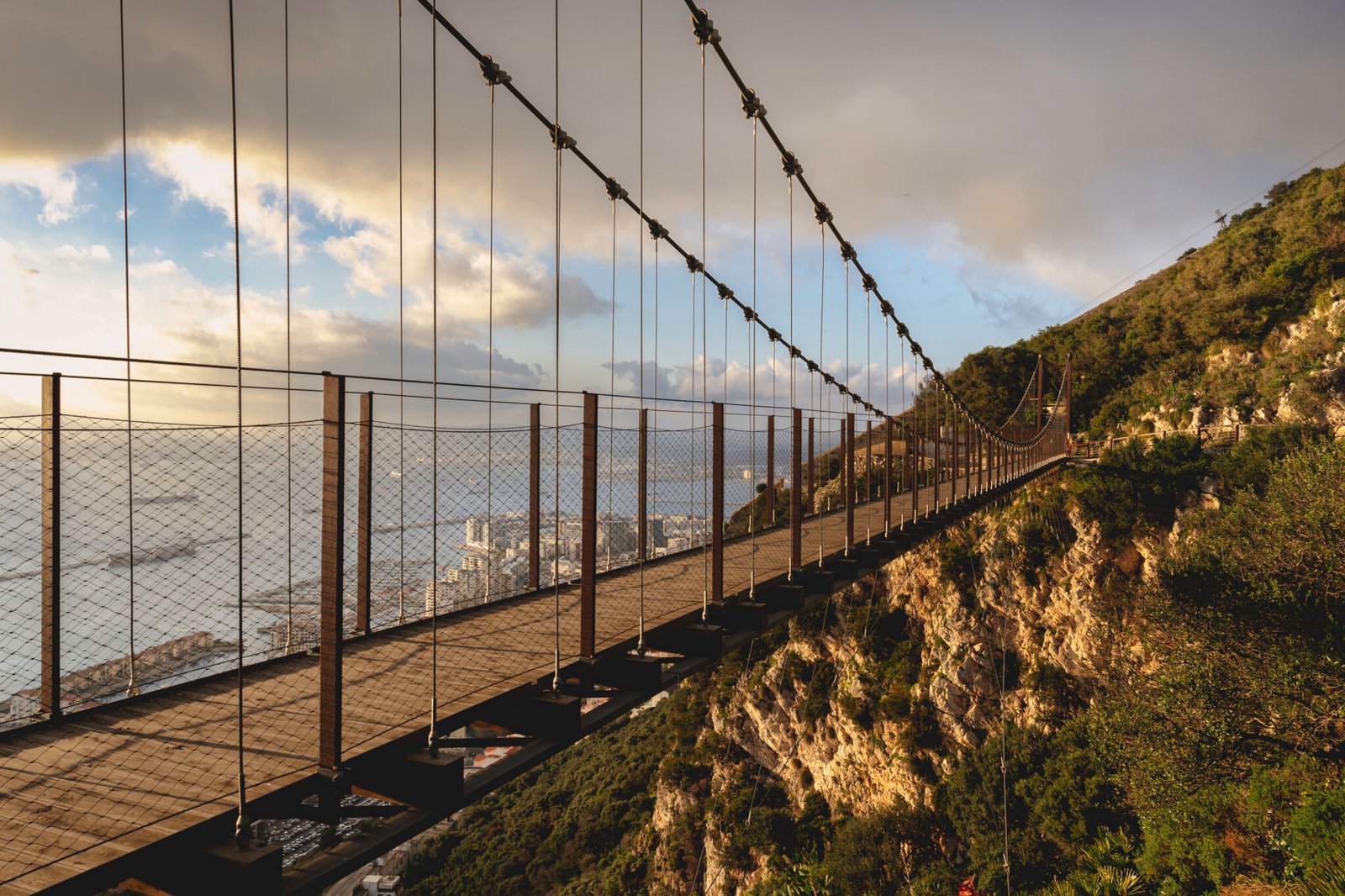Windsor Bridge Gibraltar sunset views